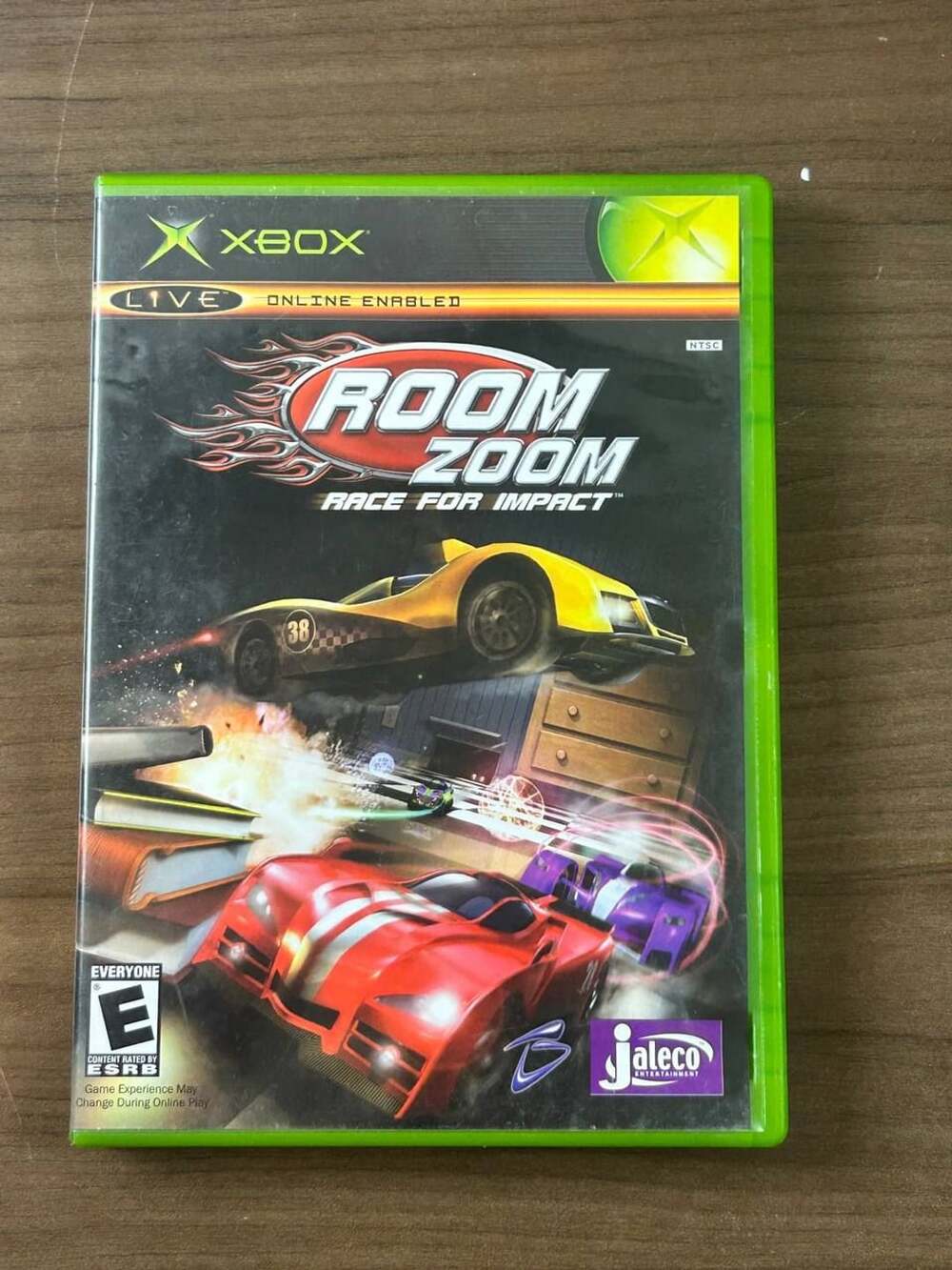 Room Zoom Race for Impact Microsoft Xbox 2004 NTSC Game Disc Case & Manual